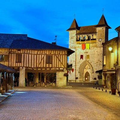Photo de Villeréal, classé parmis les 100 plus beaux villages de France.