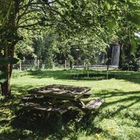 Le trampoline offre des moments de détentes idéaux pour vos enfants.